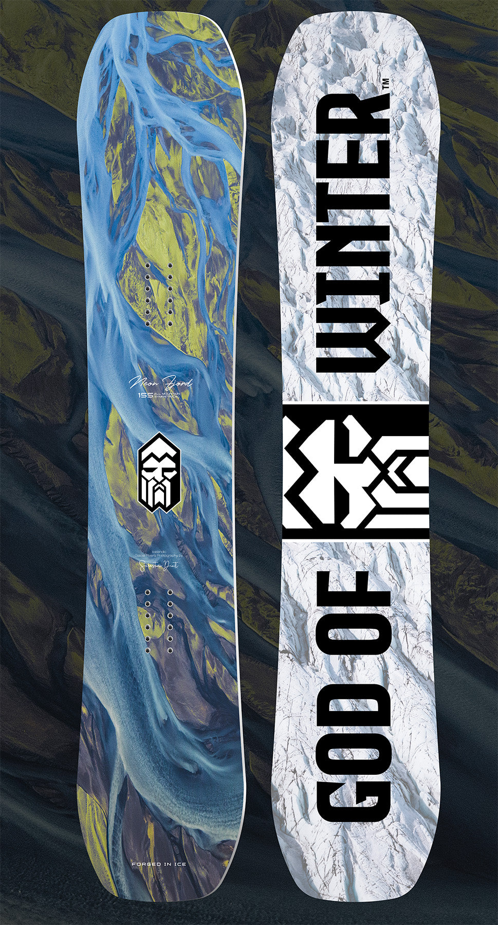 God of Winter™ Neon Fjord Snowboard – God of Winter