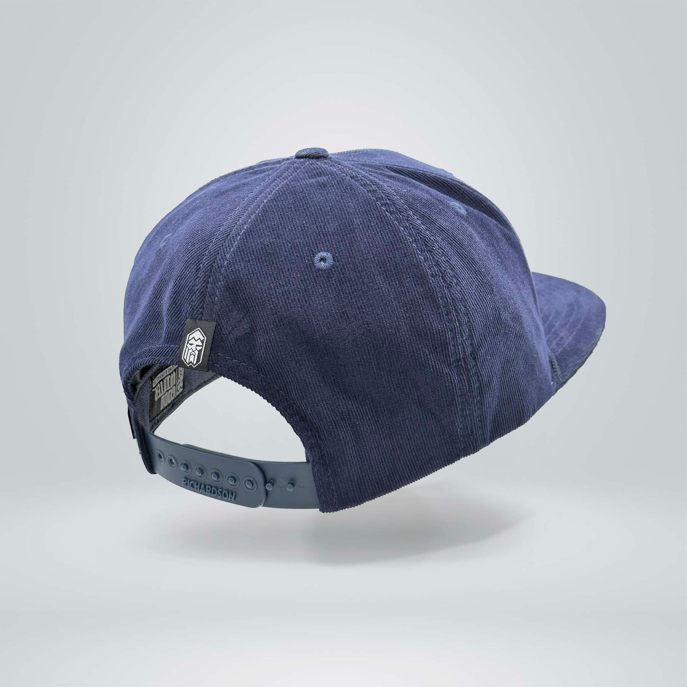 Men's Leather Patch Navy Corduroy Snapback Hat – God of Winter